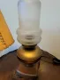 немска настолна лампа с плафон от естествена кожа     15/4, снимка 8