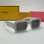 Слънчеви очила Fendi Bold Square Logo Edition нови, черно и бяло, снимка 10