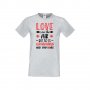 Мъжка тениска Свети Валентин Love Is In The Air But So Is Coronavirus, снимка 3
