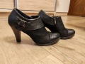 Елегантни затворени обувки от естествена кожа и набук, 38 номер, снимка 3
