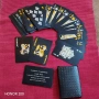Карти за игра Пластик с 24 каратово златно покритие. , снимка 1