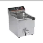 Професионален електрически фритюрник с кран 8л. Неръждаема стомана! 2 Модела! ТОП Цена 300лв/153,39€, снимка 2