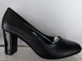 Черни официални обувки с масивен ток, снимка 1 - Дамски обувки на ток - 39925798