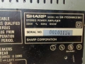 Усилвател Sharp System 7700 внос от Германия 650 WATTS Тегло 11Кг., снимка 7