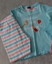 Памучна пижама за момиченце в две части размер 2-4 години