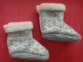 Нови Бебешки/Детски пантофи НМ 18/19 номер сиви, снимка 2