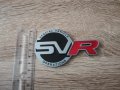 Range Rover SVR червено R емблема стикер, снимка 3