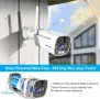 SZSINOCAM 3MP 2K камера за наблюдение Външна батерия 15000 mAh със слънчев панел, HD соларна камера, снимка 7