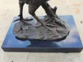 Бронзова статуетка Фазан Франция , снимка 8