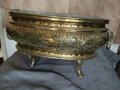 барокова кашпа от бронз, снимка 1 - Антикварни и старинни предмети - 33951181