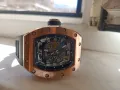 Richard mille RM 030 automatic mechanical watch gold Ричард Майли автоматичен механичен часовник , снимка 16