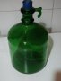 Стара дамаджана цветно дебело стъкло -3 литра, снимка 1 - Антикварни и старинни предмети - 40256641