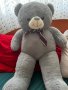 Плюшена сива мечка , снимка 1 - Плюшени играчки - 41618822