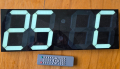 Нов Голям цифров LED часовник с календар, термометър, аларми, броячи и дистанционно, снимка 5