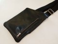 Мъжка кожена чанта, естествена черна кожа, ежедневна  чанта, чанта през рамо , снимка 1 - Чанти - 41609558