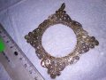 СТАРИННО СРЕБЪРНО УКРАШЕНИЕ ФИЛИГРАННО СРЕБРО ВИСОКА ПРОБА със ЗАЛЕПЕНИ по НЕГО СТАРИ КАМЪНИ 29137, снимка 5