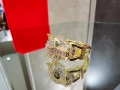 CARTIER Panthere de Cartier Gold Paved Head Diamonds Пръстен, снимка 2