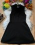 Черна рокля с дантела, снимка 1 - Рокли - 38798973