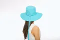 Лятна Дамска Шапка Justine - Тюркоаз, снимка 3