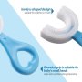 Иновативна U-образна четка за зъби за деца, снимка 4