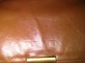 Texier made in France vintage маркова раница дебела естествена кожа 31х27х10см, снимка 4