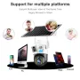 4G SIM 4K 3+3 MP 2в1 Двоен обектив, Двоен екран Соларна камера, снимка 7