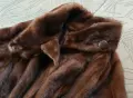 Saga Mink дълго палто манто норка визон L, снимка 5