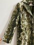Марков луксозен блейзър с джобове и фина подплата имитация змийска кожа, снимка 2