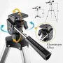 Астрономически телескоп 120Х, комплект статив, чанта, аксесоари, снимка 7