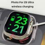 Оригинално зарядно за смарт часовник с кръгъл купол H10 MT8 DT8 Z59 Z68 ZD8 Ultra за HK8 HK9 PRO MAX, снимка 3