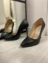 Обувки на ток, stiletto, черни , снимка 2