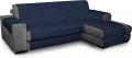 Италианско спално бельо CDDX 290 Елегантни калъфи за дивани, тъмно синьо 290 см, микрофибър, снимка 1