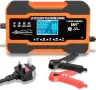 Ново Смарт зарядно 12V 12A за акумулатори – LCD дисплей, бързо зареждане, снимка 1