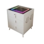 Интелигентно нощно шкафче Smart Heater LED, безжично зареждане, Bluetooth , бял, снимка 1