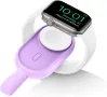 Преносимо безжично зарядно за Apple Watch 9/8/7/6/5/4/3/2/1/SE/Ultra-Purple, снимка 2