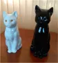 Порцеланови фигури на котки, снимка 1