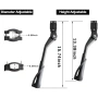 4421 Регулируема алуминиева стойка за велосипеди (24–29") – Подходяща за планински и шосейни колела, снимка 4
