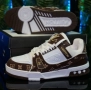 Louis Vuitton Мъжки Маратонки С Кутия👟Мъжки Спортни Обувки Луис Витон👟Сникърси Код S91, снимка 2