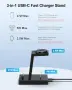 Зарядна станция 3-в-1 USB-C 30W за iPhone, Apple Watch и слушалки, снимка 3