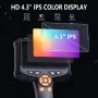 Ендоскопска камера двойна леща 4.3'' IPS екран 1080P HD Ендоскоп бароскоп за инспекция 5 метра, снимка 8