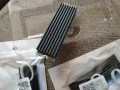 Радиатор за SSD NVMe 2280 алуминиев 2мм + термален пад + пръстени, снимка 1