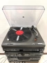 🔊Ретро аудио система - сет TECHNICS - усилвател, сд, триглав дек, тунер, грамофон и тонколони🔈 , снимка 3