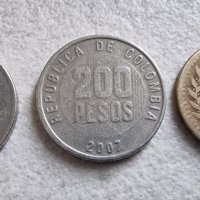Монети . Колумбия. 100, 200 и 500 песос., снимка 3 - Нумизматика и бонистика - 42659701