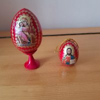 Дървени руски яйца, снимка 1 - Икони - 35580900