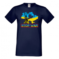 Мъжка тениска STOP WAR,подкрепям Укркайна, снимка 7 - Тениски - 36124833