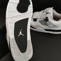 Чисто Нови Оригинални Обувки Кецове Nike Air Jordan Retro 4 Military Black White Panda размер 44 , снимка 9 - Кецове - 39001419