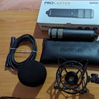 Микрофон Rode Procaster + shock mount + XLR кабел, снимка 6 - Микрофони - 44199802