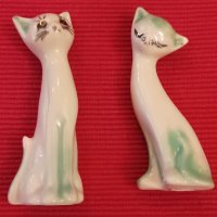 Две порцеланови фигурки, котки. , снимка 7 - Колекции - 44177178