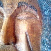 Страхотна ръчна дърворезба за стена , снимка 3 - Антикварни и старинни предмети - 41759355