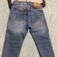 Комплект дънки с жилетка ZARA , 86-92, снимка 8 - Комплекти за бебе - 44708683